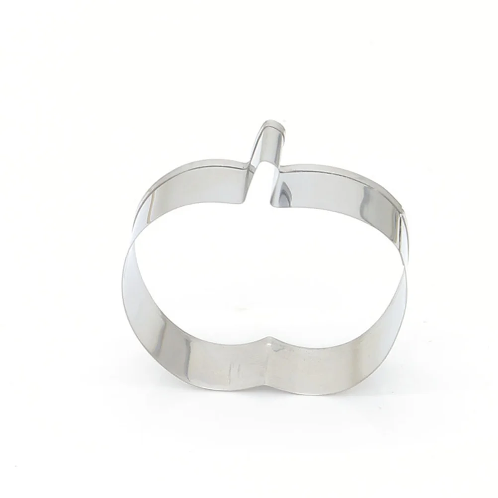 

3Pcs Stainless Steel Apple Cookie Cutter Molds Non-Stick DIY Fondant Cake Baking Mold Dessert Chocolate Mold Dessert Molds