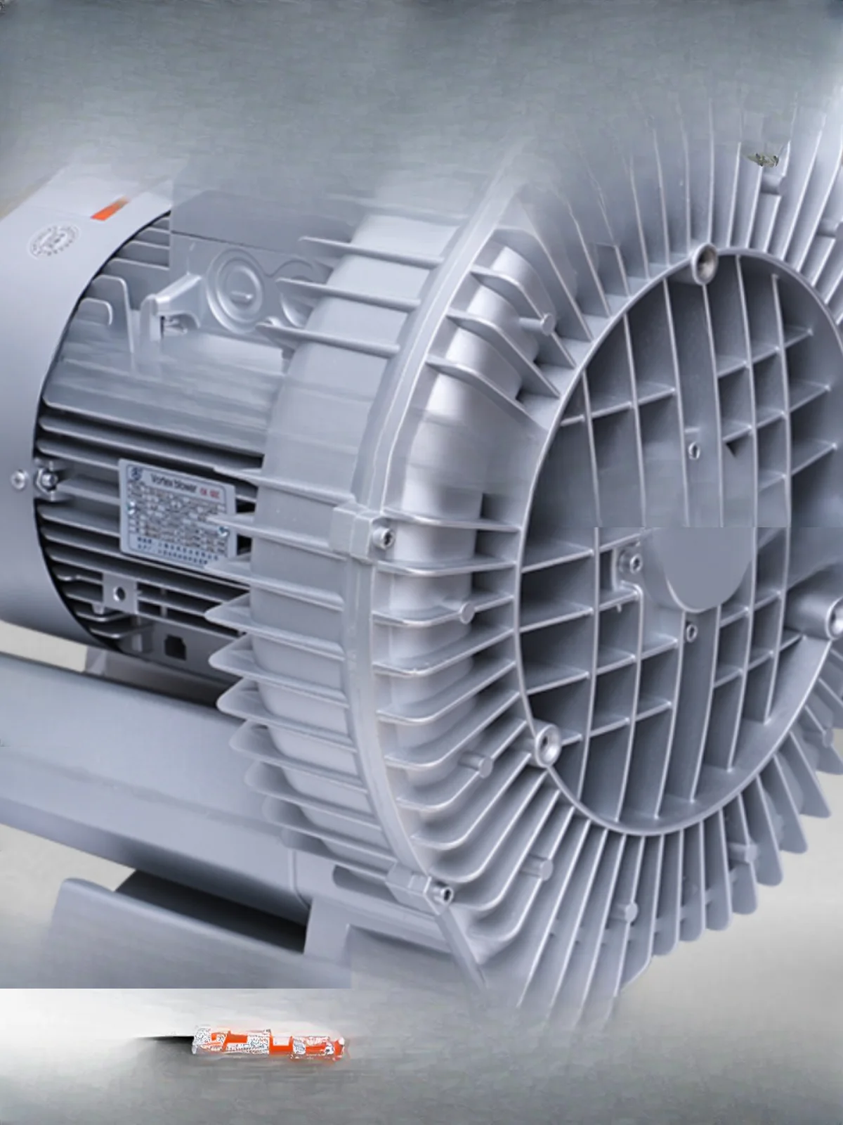 The cutting machine is equipped with a fan RB-81D-1 vortex air pump