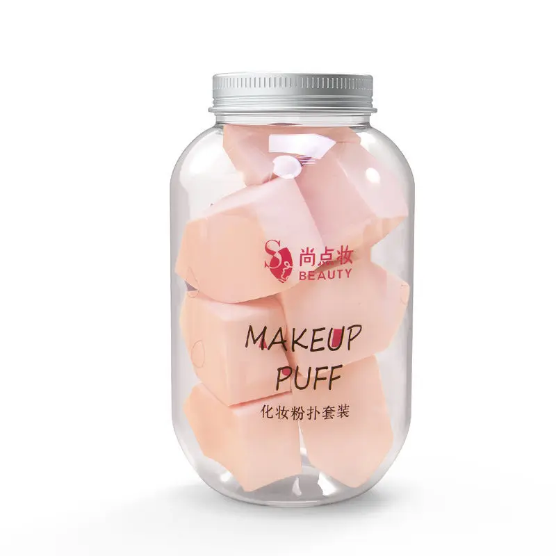 10-Pack Super Soft Dry & Wet Use Powder Puff Blocks Non-Toxic Makeup Sponge Egg for Flawless Application Makeup Tools