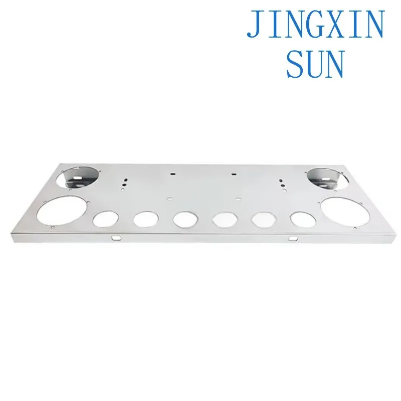 Steel Rear Center Tail Light Panel with 4
