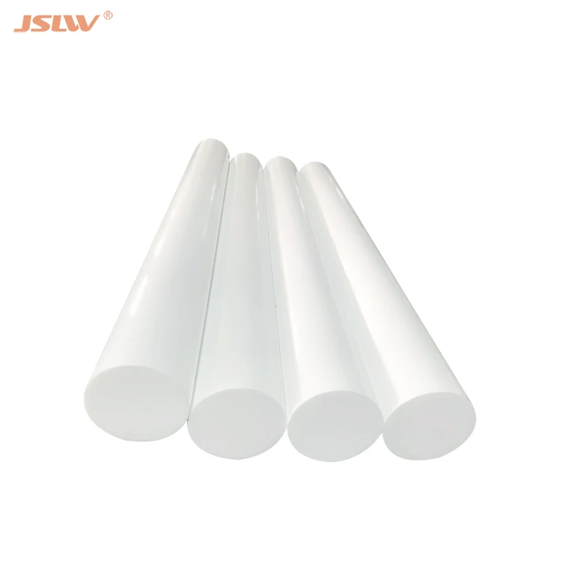 Low Friction High Temperature Resistant PTFE Round Bars Polytetrafluoroethylene Rods Environment-friendly Non-toxic DIY F4 Bar