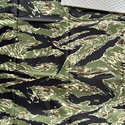 210T Nylon Green Blue Desert Tiger Stripe Camouflage Fabric Taffeta PU Waterproof Cloth Raincoat Tent Shower Curtain Canopy DIY