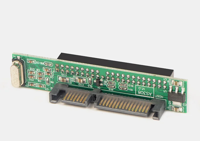 Convertidor macho IDE a SATA de 2,5 ", 2,5" hembra, IDE de 44 pines a 7 + 15, adaptador de disco duro SATA macho de 22 pines, tarjeta elevadora para HDD de ordenador portátil