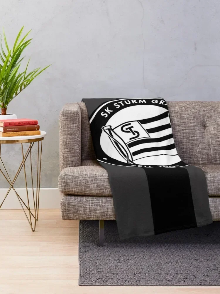 SK STURM GRAZ Inspired by 1997-1998 HOME kIt Throw Blanket Heavy Large cosplay anime Blankets