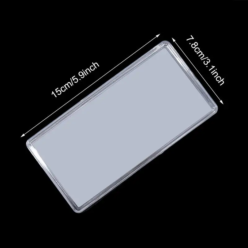 1/2PCS Clear Plastic Collectible Banknote Organiser Commemorative Banknote Protective Case Souvenirs Paper Currency Protector