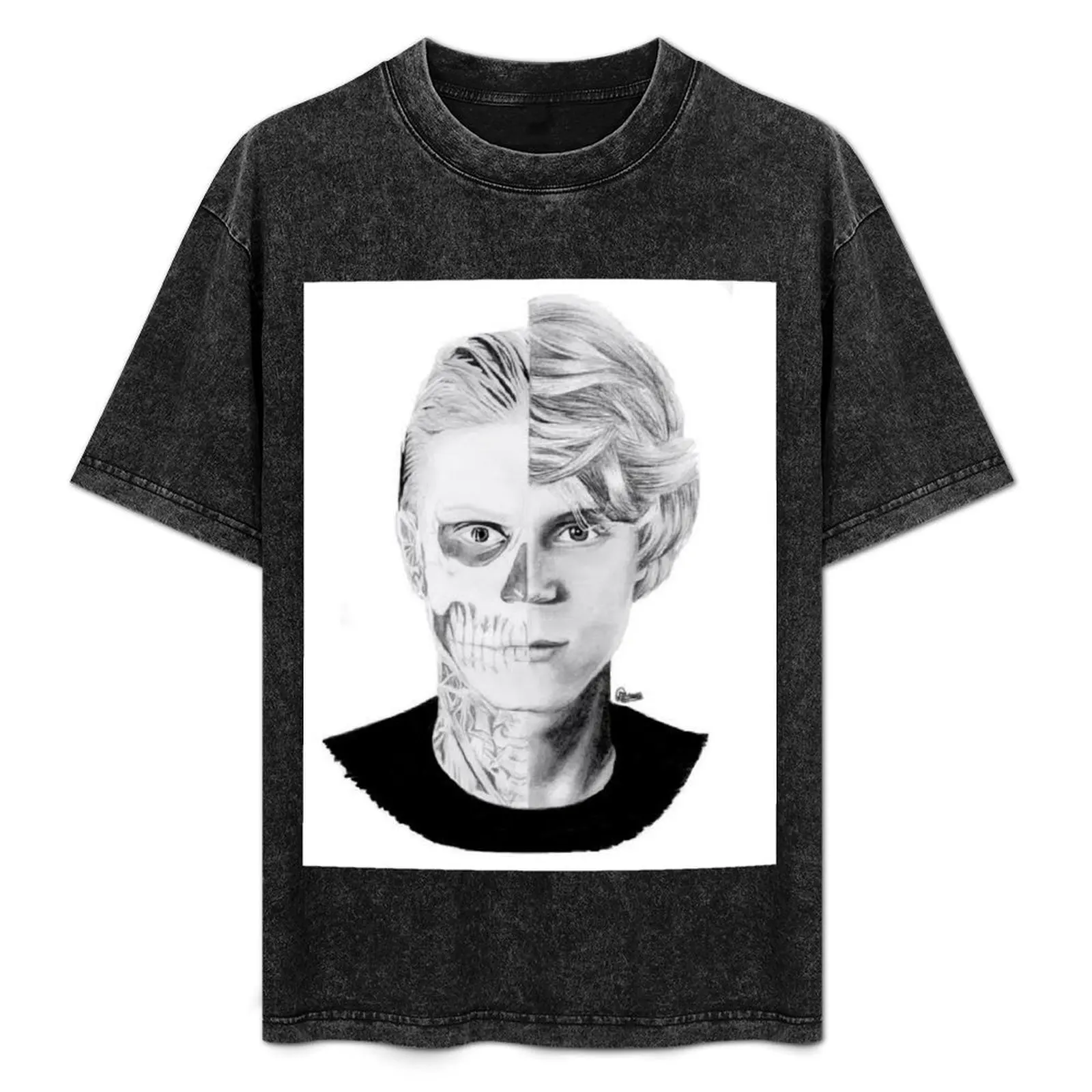 

evan peters T-Shirt men t shirt cotton 100% t shirt man cotton t shirt personalised cotton shirts man 100% T-Shirt