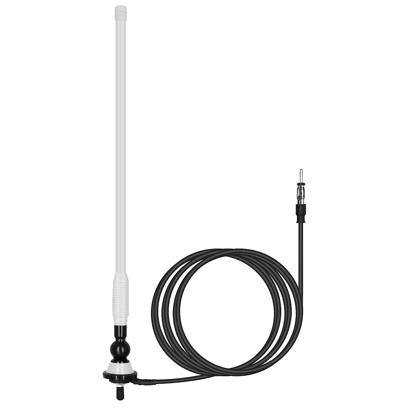 Universelle Marine-Radioantenne AM/FM für Golfwagen, ATV, UTV, Wohnmobil, LKW, Bagger, Traktor, Wohnmobil, Yacht, wasserdicht, flexibles Signal – Detail 12