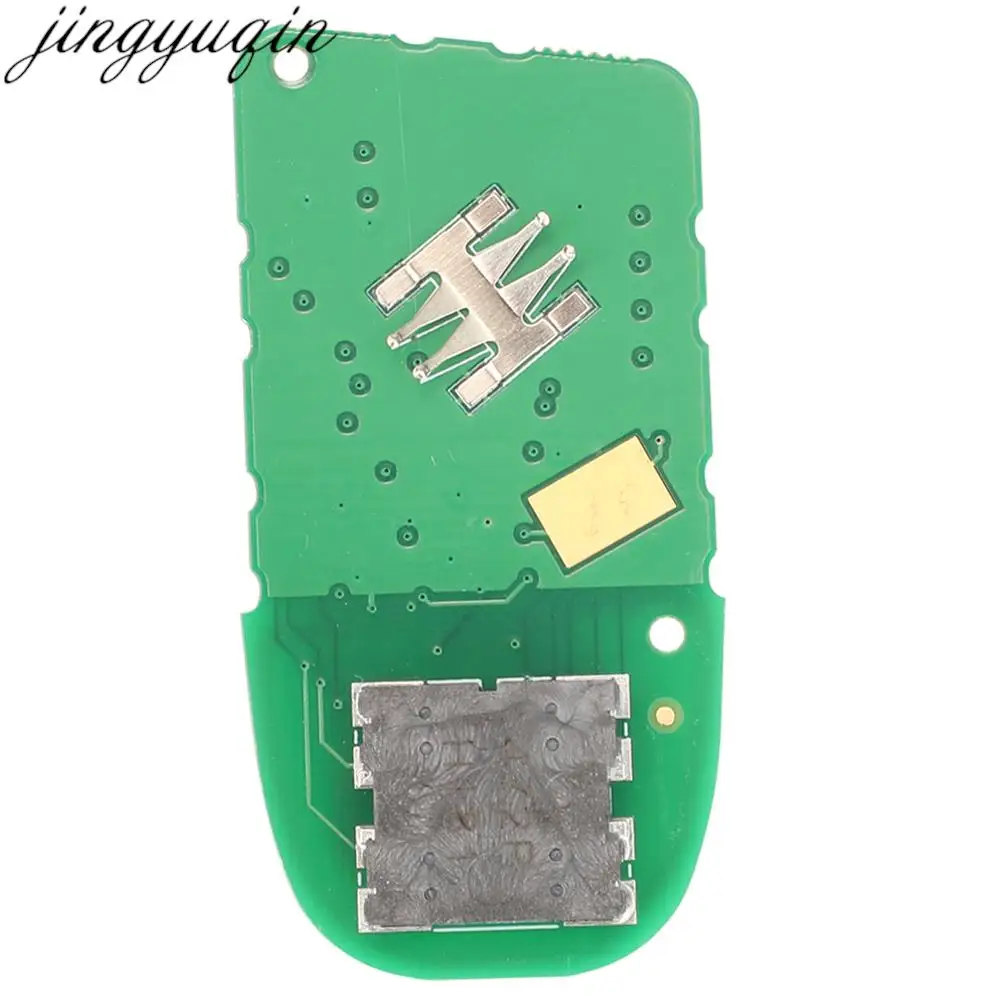 Jingyuqin alarma de llave remota de coche de 2/3/4/5 botones 4A 433Mhz para Fiat 500 500L 500X Toro 2015 2016 2017 2018 2019 entrada inteligente sin