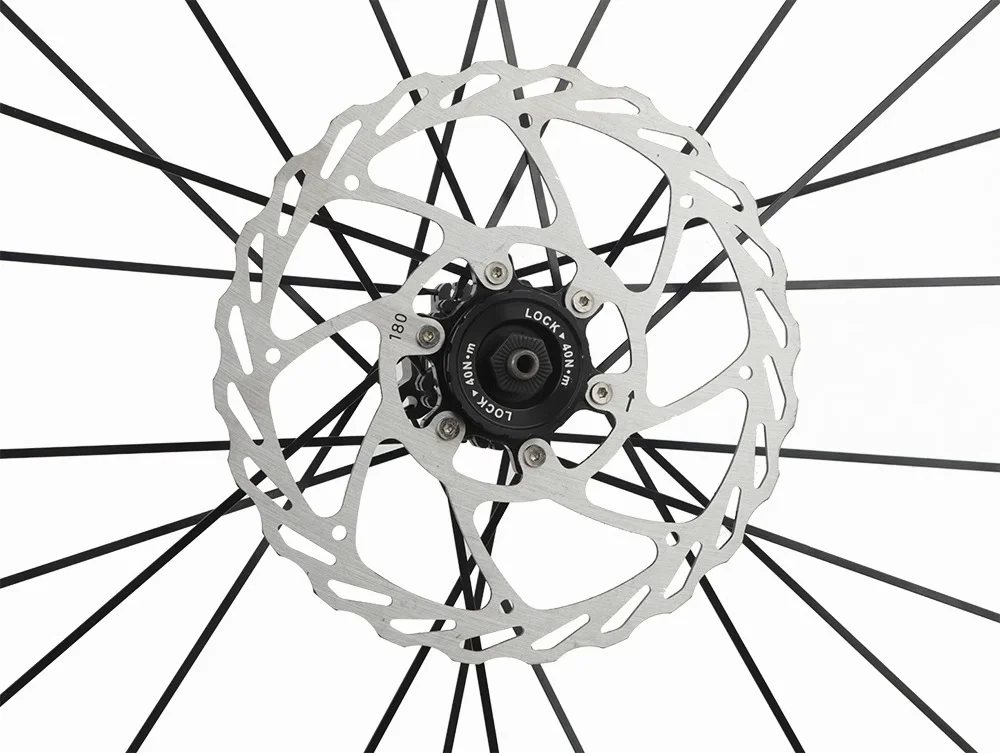 RACEWORK Center Lock Ultraleichte Bremsscheibe mit Wärmeableitung für MTB-Rennrad 140 mm/160 mm Hochleistungsbremse – Detail 6