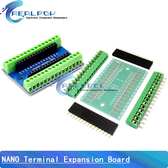 NANO V3.0 3.0 Adapter terminala kontrolera karta rozszerzeń NANO IO tarcza prosta płyta przedłużająca dla Arduino AVR ATMEGA328P DIY
