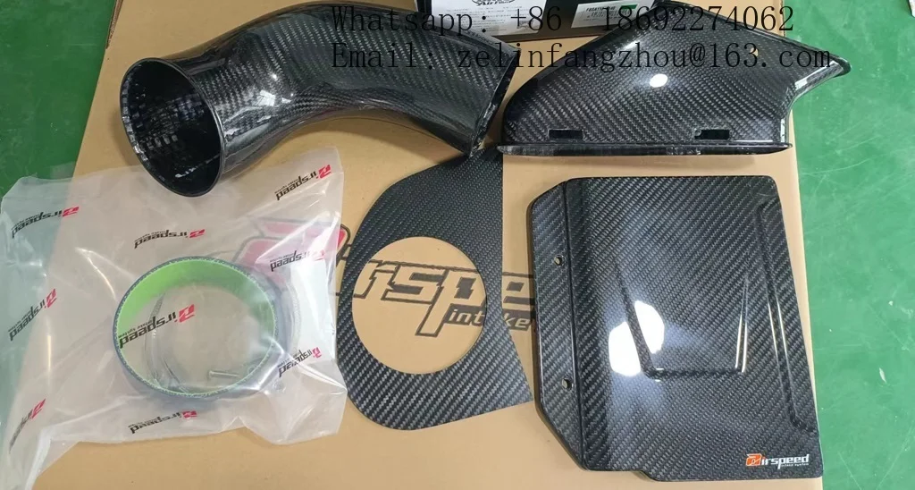 3K Twill Weave Dry Carbon Fiber Car Intake System Filter Element For Mercedes A45 W177 M139 2.0T OEM Customized Airspeed