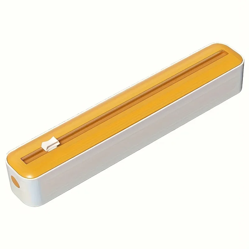 Plastic Wrap Cutter - Multipurpose kitchen cutter for plastic, foil, and wax paper | Reusable wrapping tool with a simple design view 5