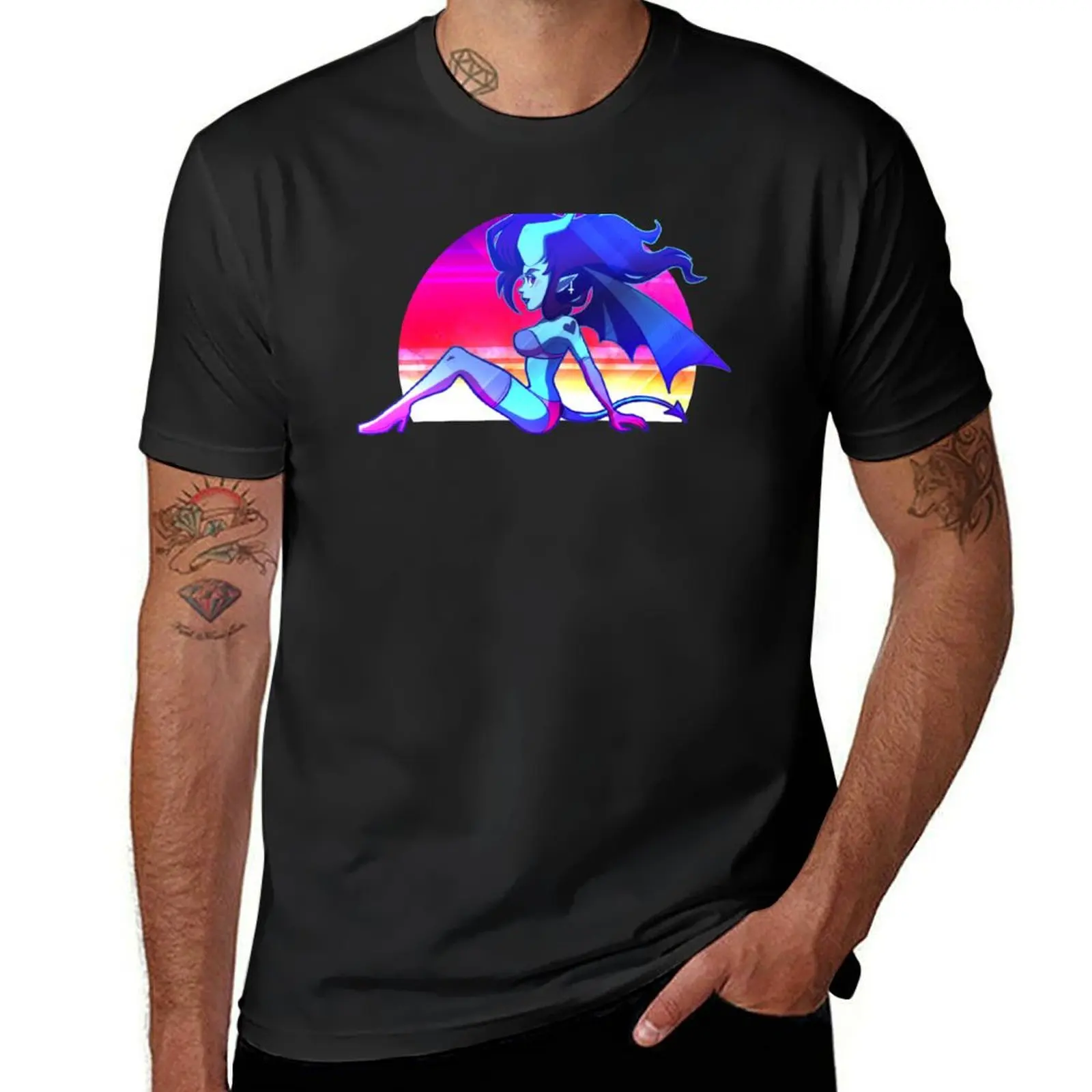 

Devil Woman - 80's Mud Flap Style T-Shirt custom shirt quick-drying Louboutins Men's t-shirts