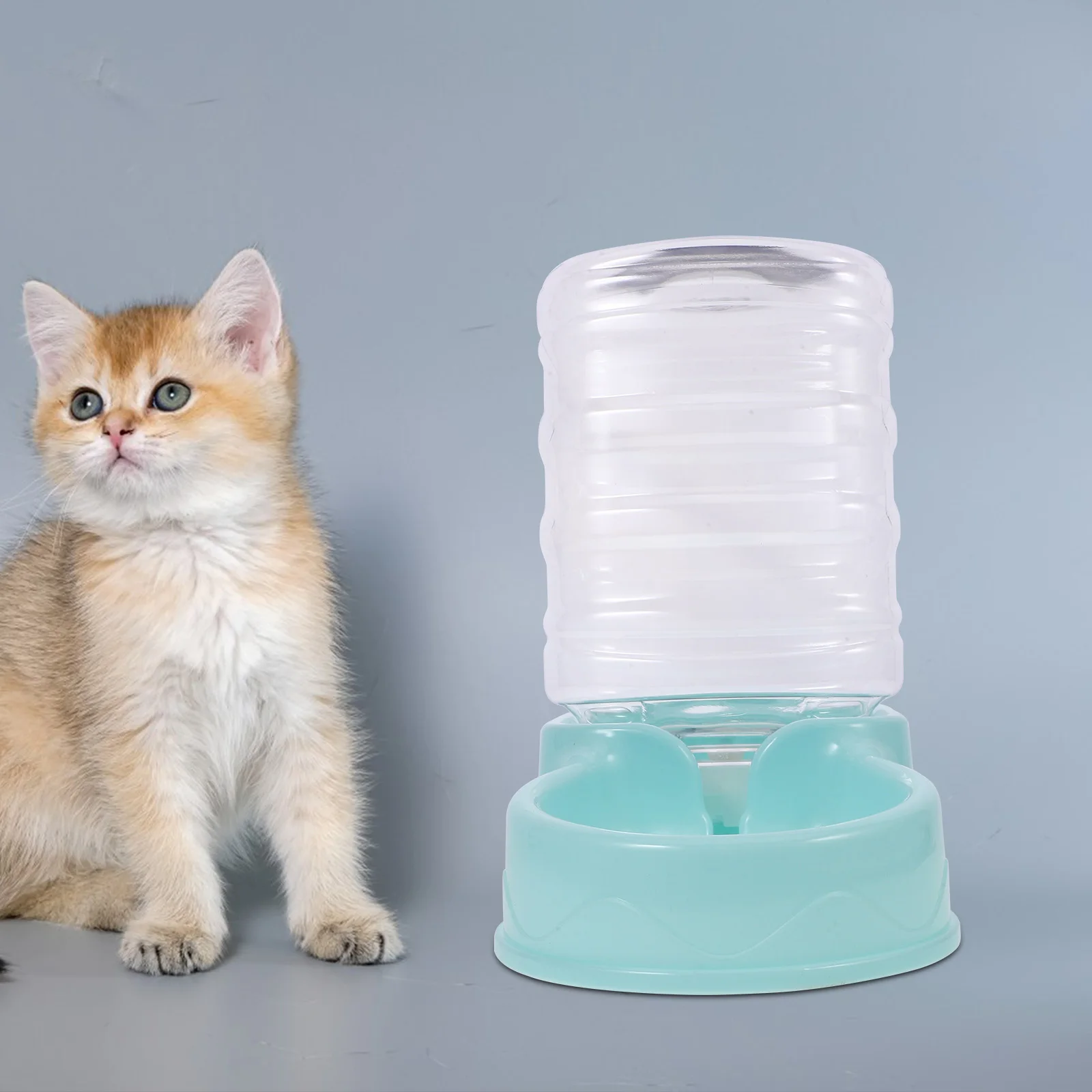 

Pet Water Fountain Gravity Cat Dog Feeder Blue Self Filling Bowl Automatic Dispenser Pet Supplies Feeding Accessories
