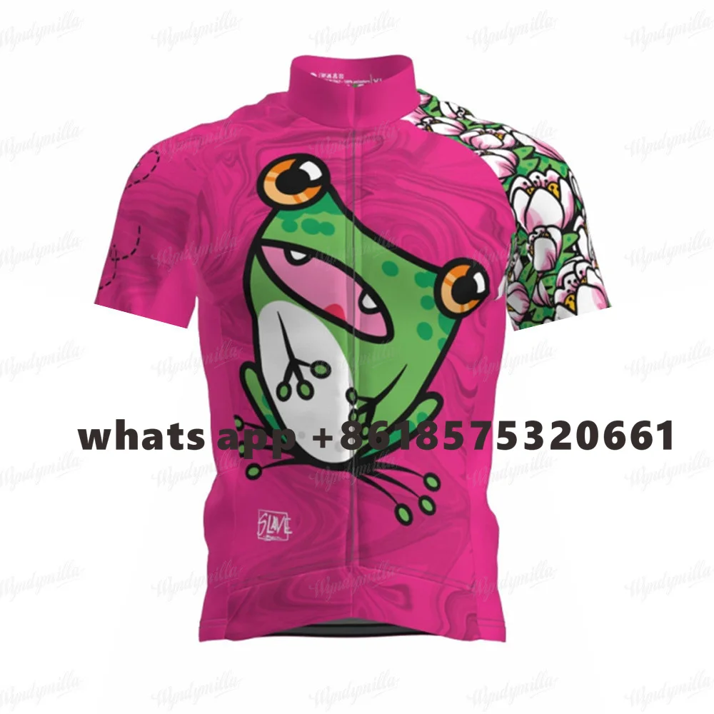 Slopline Men Racing Shirt Summer Breathable Short Sleeve Cycling Jersey Ciclismo Road MTB Bike Sports Cycling Quick Dry Tops