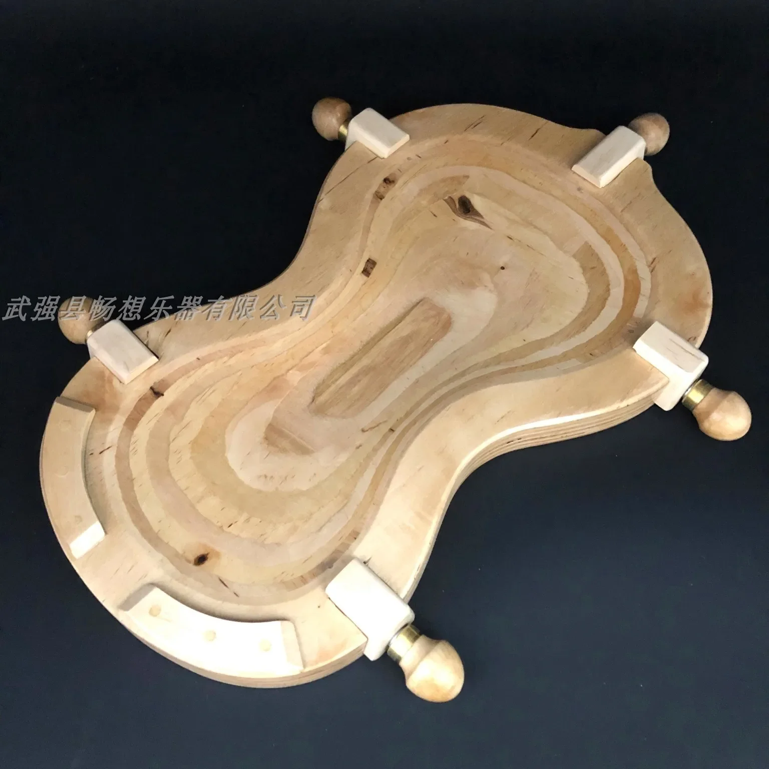 1pcs Violin carving repairing tool Engraving repair plate violin wooden salver Cradle Repair tray Tool