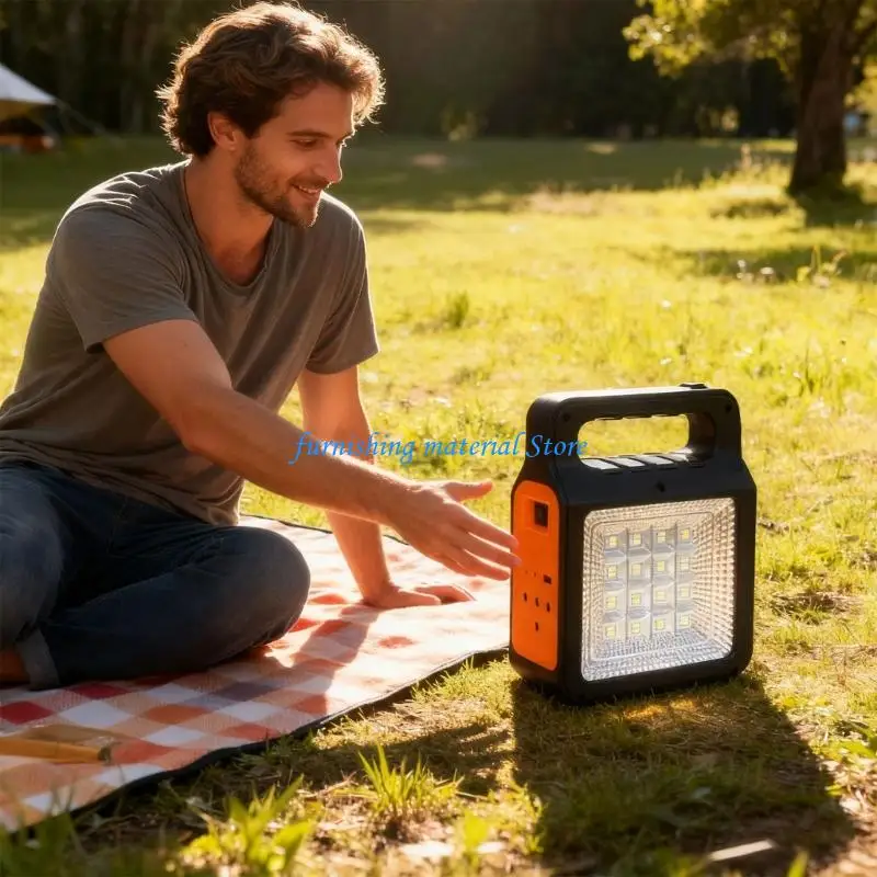 

Y5GD Transportable Solar Lamp Rechargeable Battery Crisis LED Light For Camping Hiking Fishing Rudiments