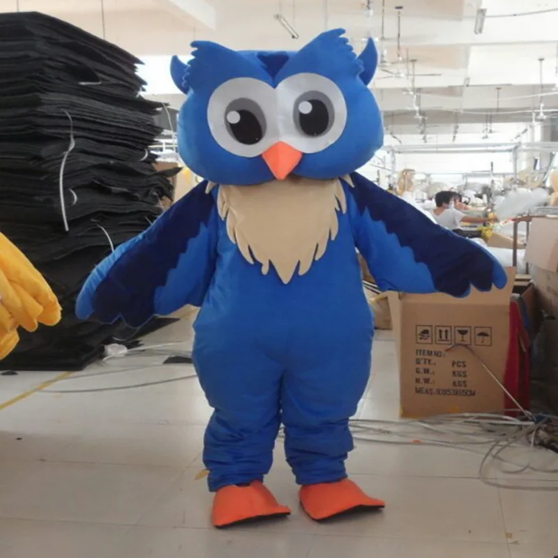 

2025 Version big face Brown Owl Mascot Costume Adult Halloween Birthday party cartoon Apparel Cosplay Costumes adult size