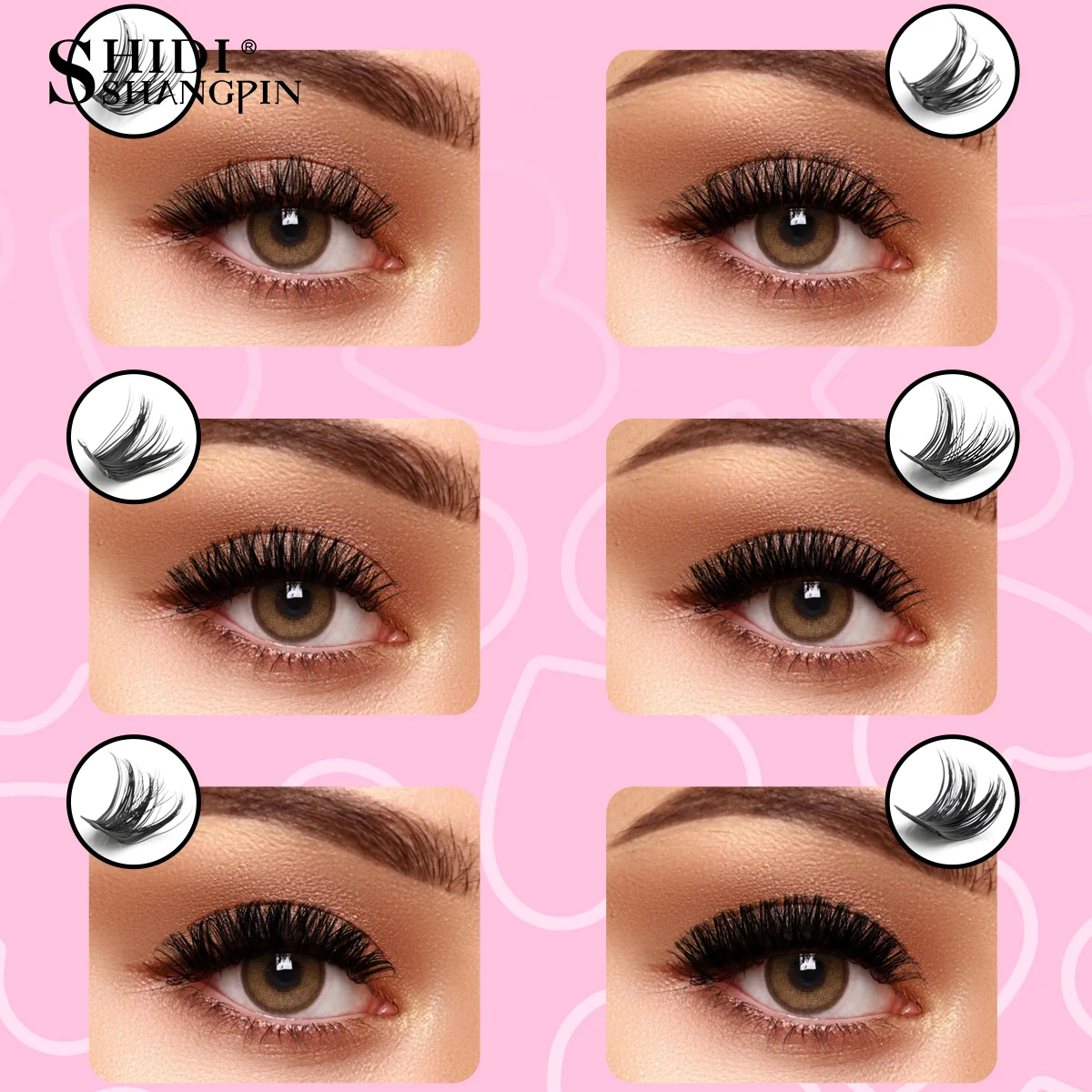 Kit d'extension de cils individuels, dissolvant de colle pour extensions de cils, kit de cils bricolage, dissolvant de cils en grappe, maquillage, 14 rangées, 30/32 rangées