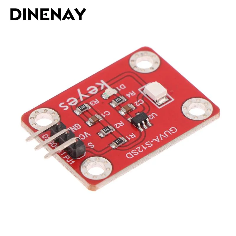 1/2/3 pezzi 3528 modulo di intensità ultravioletta solare DC 3.3-5V sensore UV GUVA-S12SD 240-370nm per Arduino /Raspberry Pi