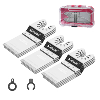 10pcs Diamond Oscillating Blades, Multi Tool Flush Cutting Oscillating Saw Blades for Grout Removal Cleaning Mortar