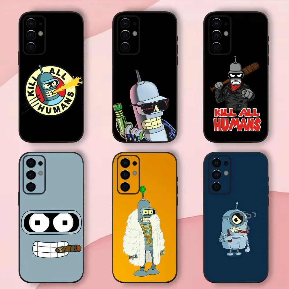 

F-Futurama Anime B-Bender Phone Case For Samsung S24,S21,S22,S23,S30,Ultra,S20,Plus,Fe,Lite,Note,10,9,5G Black Soft Shell