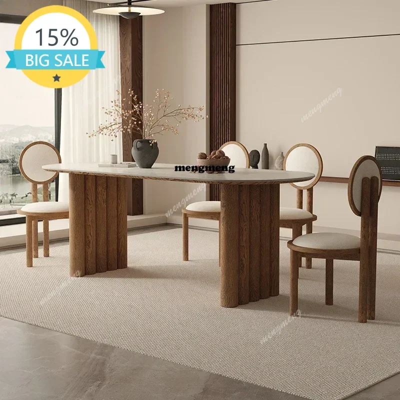 

Обеденный стол из массива дерева в итальянском минималистичном стиле, дизайн середины века, для ресторана, модная домашняя мебель, Esstisch