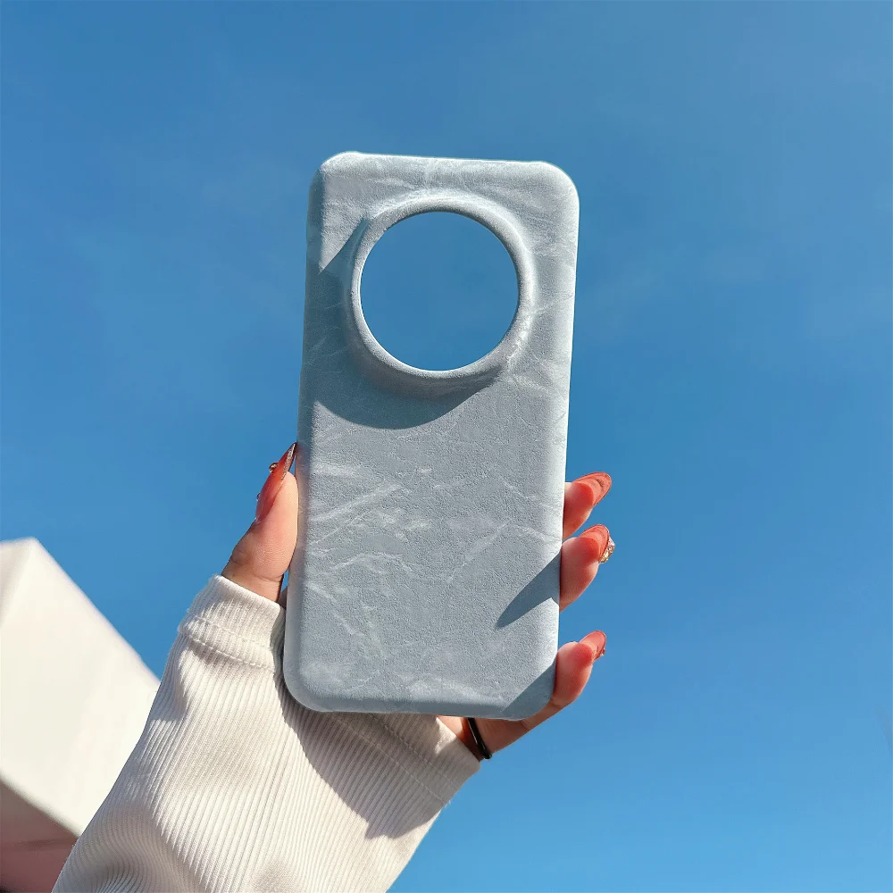 

For VIVO X200PRO X100S luxury velvet leather phone case advanced creative personality protect cover minority for couple lady