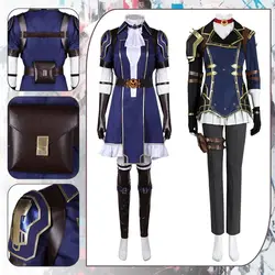 Caitlyn Arcane Cosplay Fantasia Costume Disguise for Women Jacket Hat Outfit Roleplay Female Outfits Halloween Carnival Suit