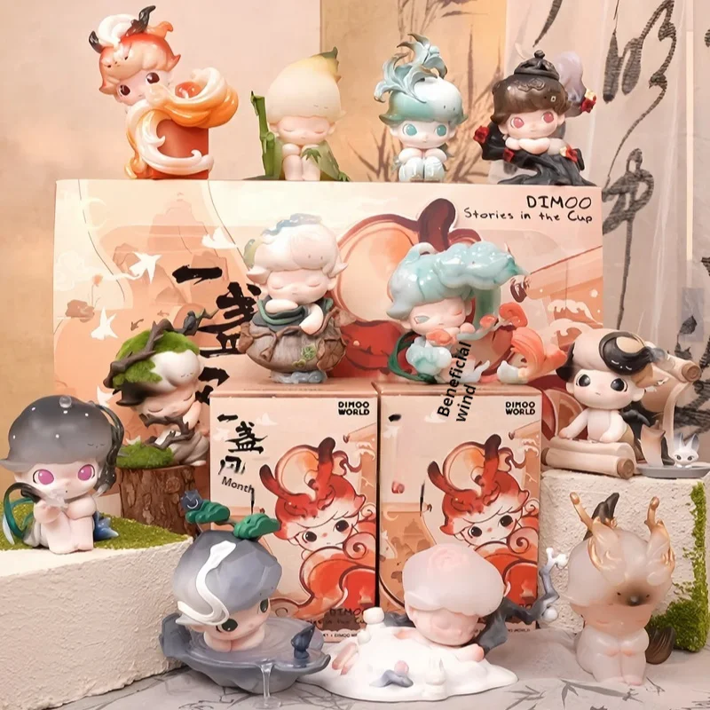 

Dimoo Wind Moon Series Handmade Blind Box Cute Cartoon Trendy Handmade Toy Creatives Decoration Desktop Ornament Festival Gift