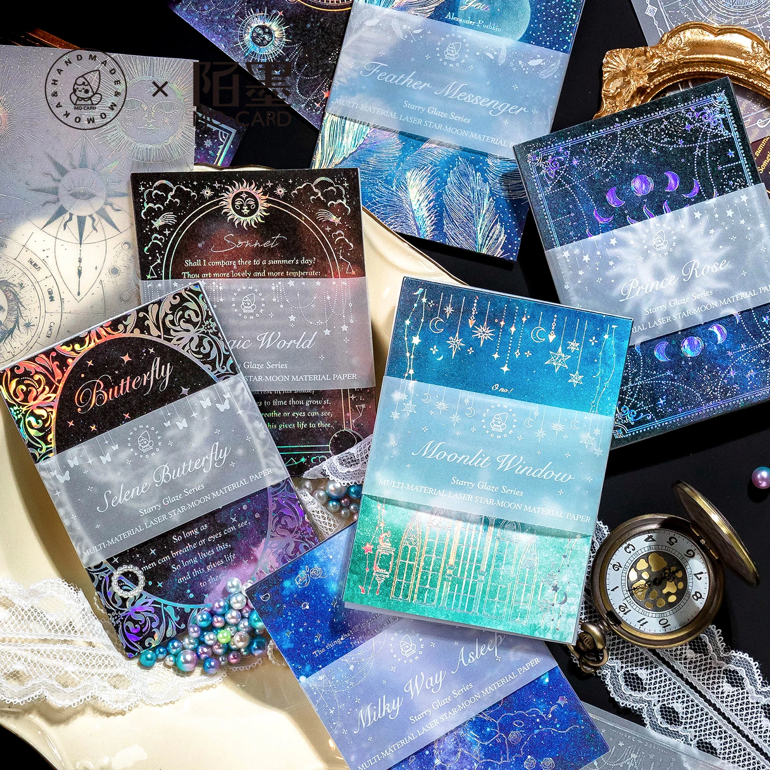 15 pcs/pack INS material paper hand made Decorative Hand Account junk journal supplies Retro Creativity Craft Supplies