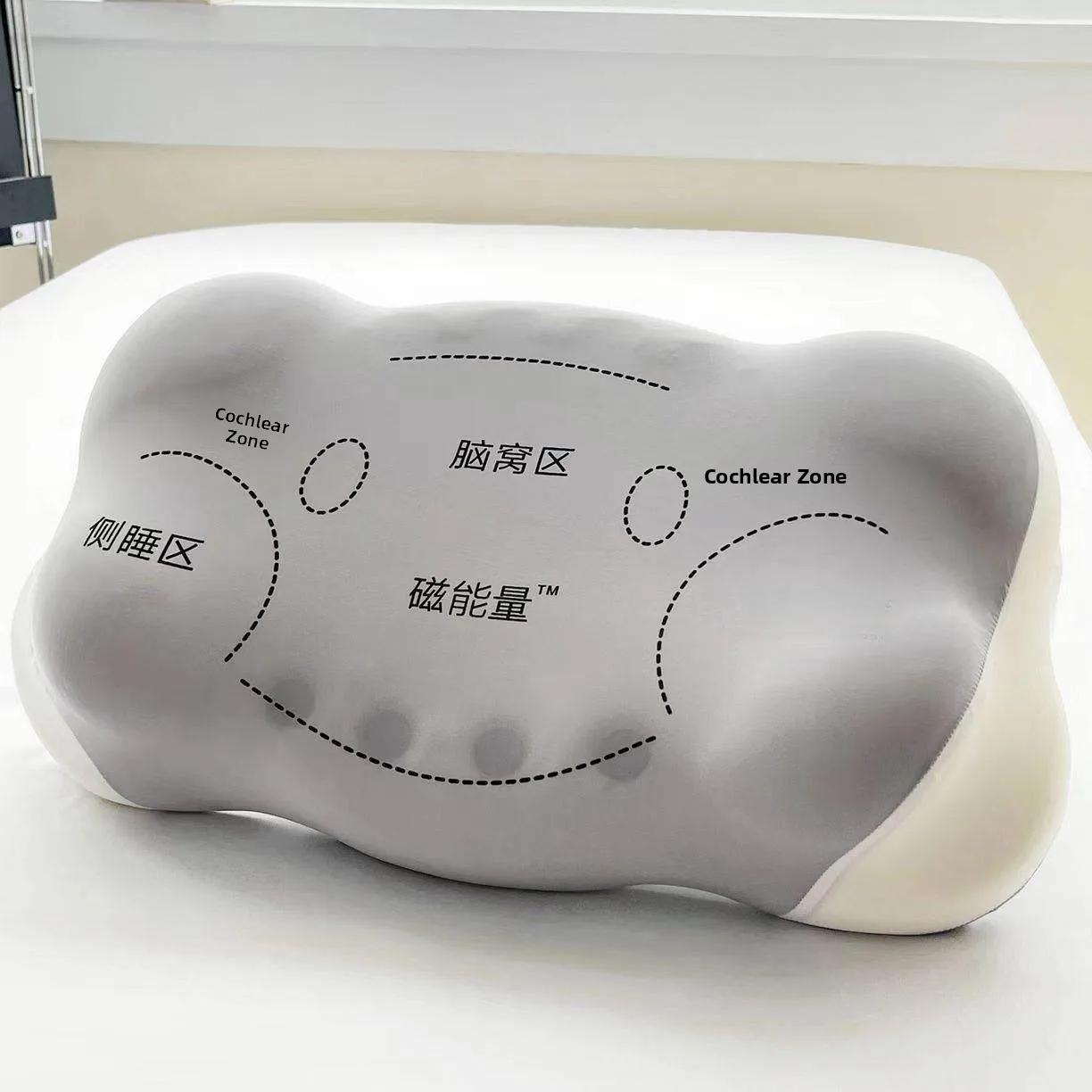 

Удобная магнитная подушка из пены с эффектом памяти и натурального хлопка, медленно восстанавливающая форму, для поддержки шеи, нефритовая подушка, новая модель 2025 года