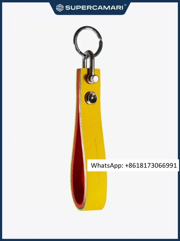 

SC genuine leather top layer cowhide high-end car keychain ring genuine leather