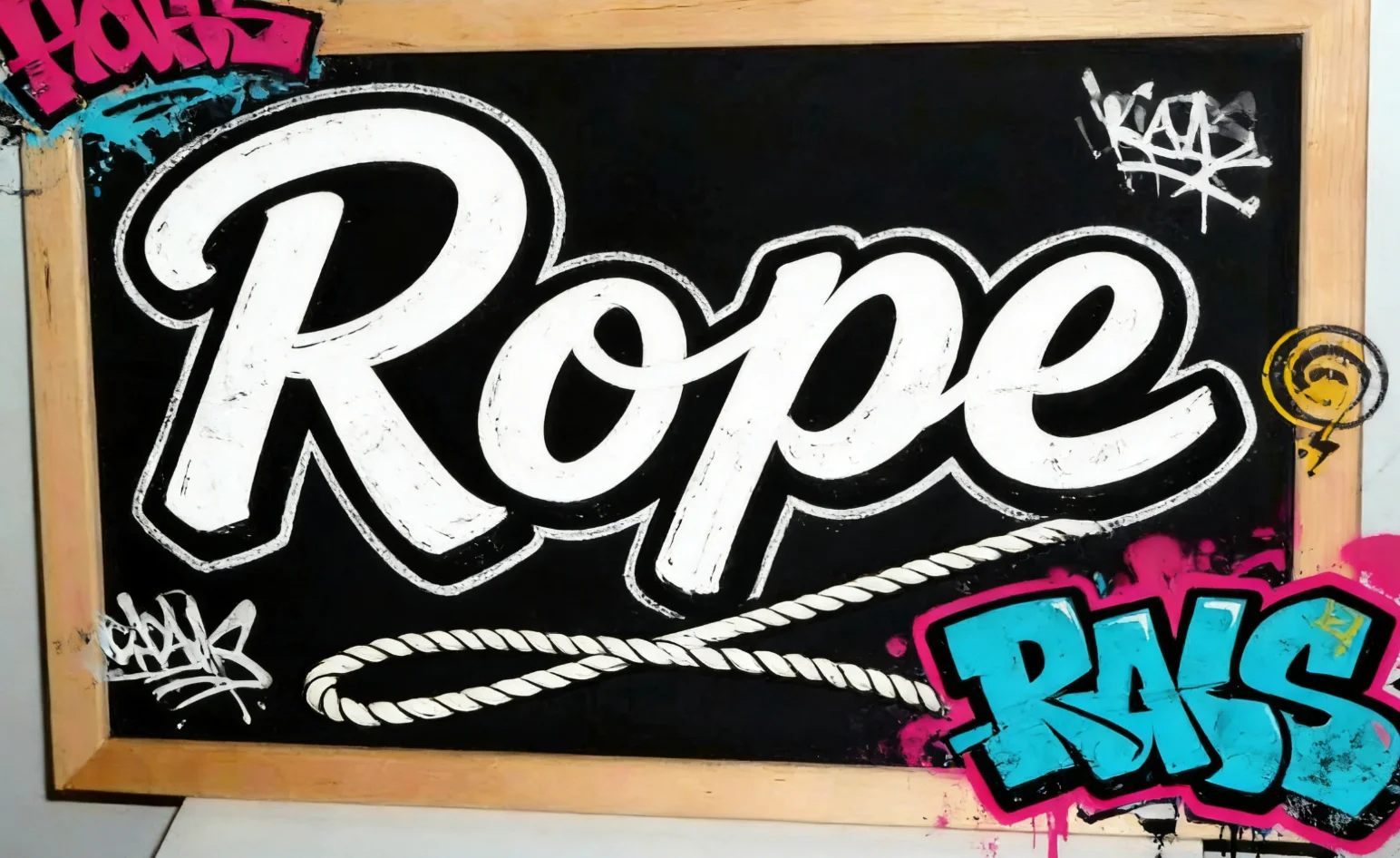 rope-black-board-magic-trick-write-rope-appearing-on-board-illusion-prop-for-professional-magician-stage-performance-mentalism