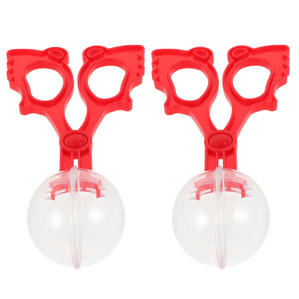 

2 Pcs Tweezers Insect Trap Diy Crafts Children Catching Bugs Fine Red Children's Observation Childrens