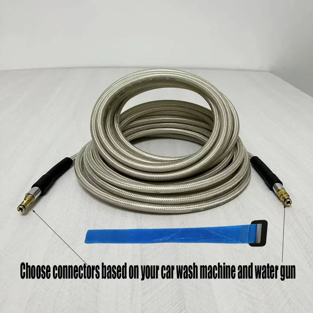 16 Adapters Washer Extension Hose Cord Pressure Washer Water Pipe Water Tube High Pressure Car Washing Hose Car Cleaning Tools