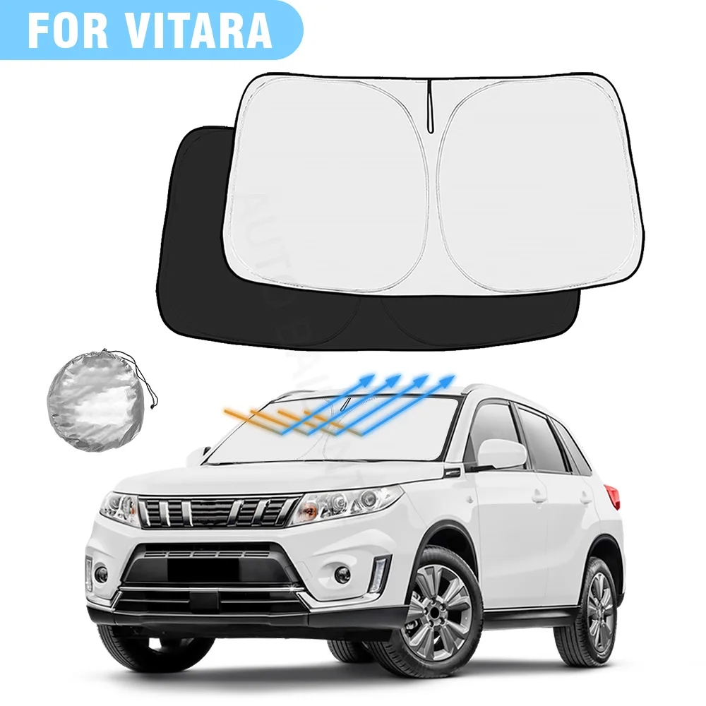 

For Suzuki Vitara 2014 2015 2016 2017-2024 Car Windshield Sunshade Cover Front Window Sun Shade Visor Car Interior UV Protection