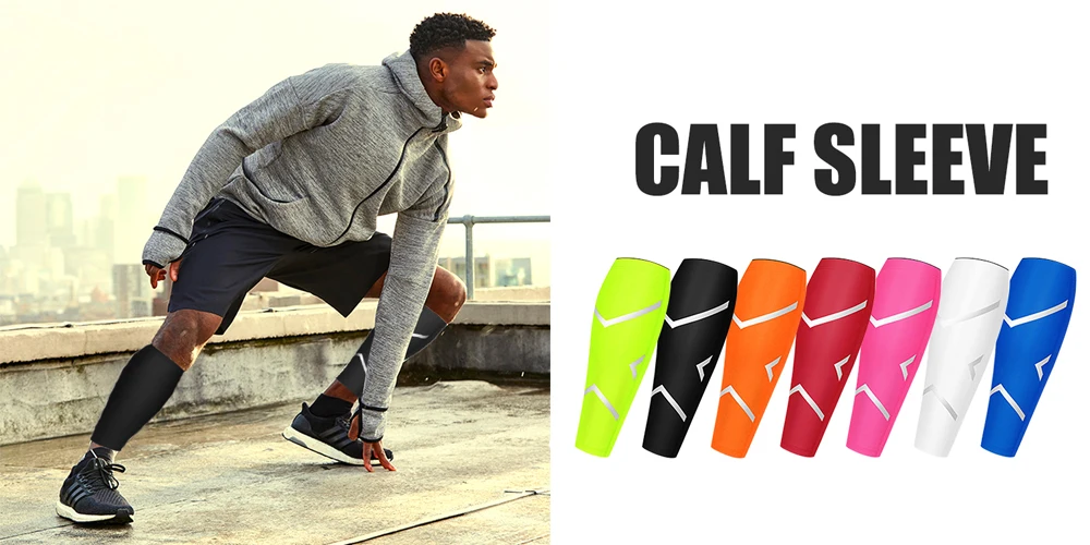 1Pcs Calf Compression Sleeves for Men & Women - Leg Sleeve and Shin Splints Support - Ideal for Leg Cramp Relief, Varicose Veins