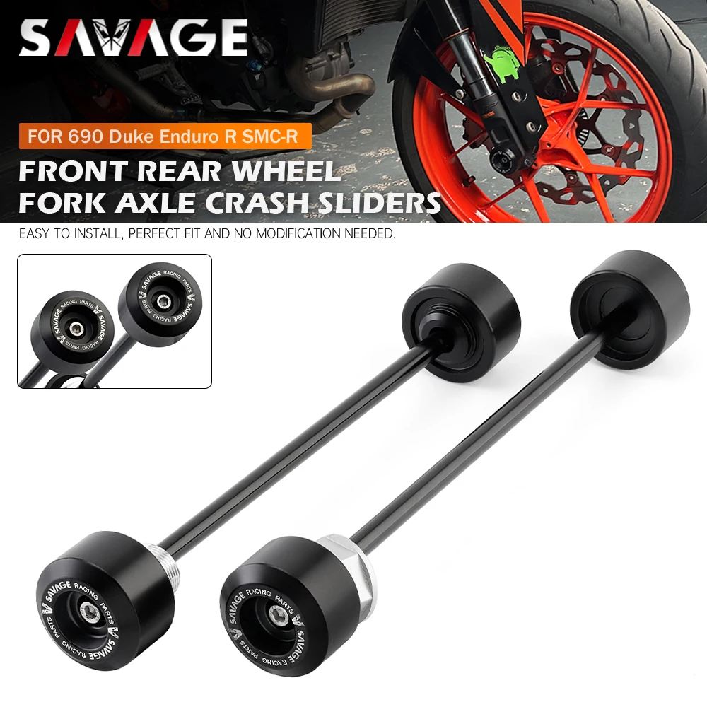 

Для 690 Enduro R 690 DUKE SMC/R супермото мотоцикла, переднее и заднее колесо, вилка, ползунки оси, рама, защита от столкновений, противоскользящие накладки