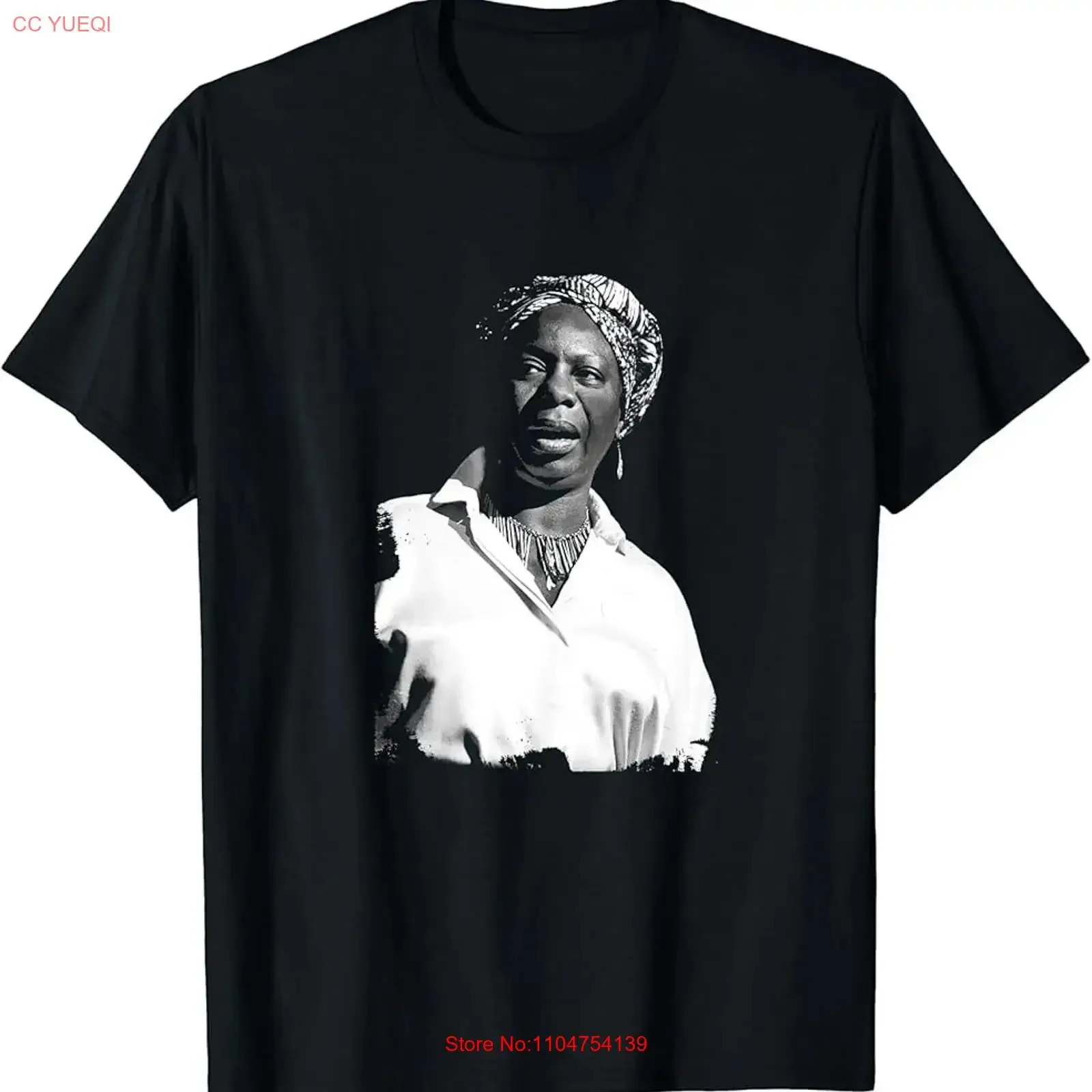 Camiseta Nina Simone At The Royal Albert Hall 1998 por Stephen Wright, vintage, lavada, versátil, para uso diário, unissex, masculina