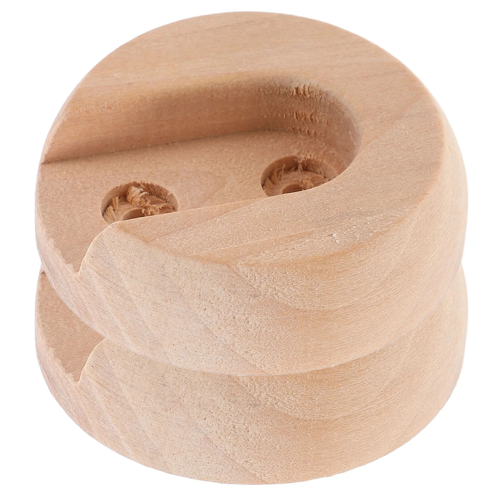 

2Pcs Wooden Closet Rod Holders Strong Bathroom Bedroom Wardrobe Bracket Pole Socket Cloth Flange Shower Wall
