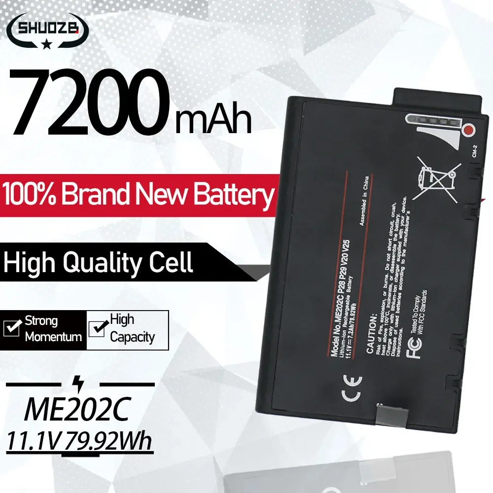 

ME202C Replacement Battery For Getac DR202S RS2020 LI202S for Samsung P28 P29 V20 for Philips VM3 VM4 VS3 CM100 CM150 Monitor