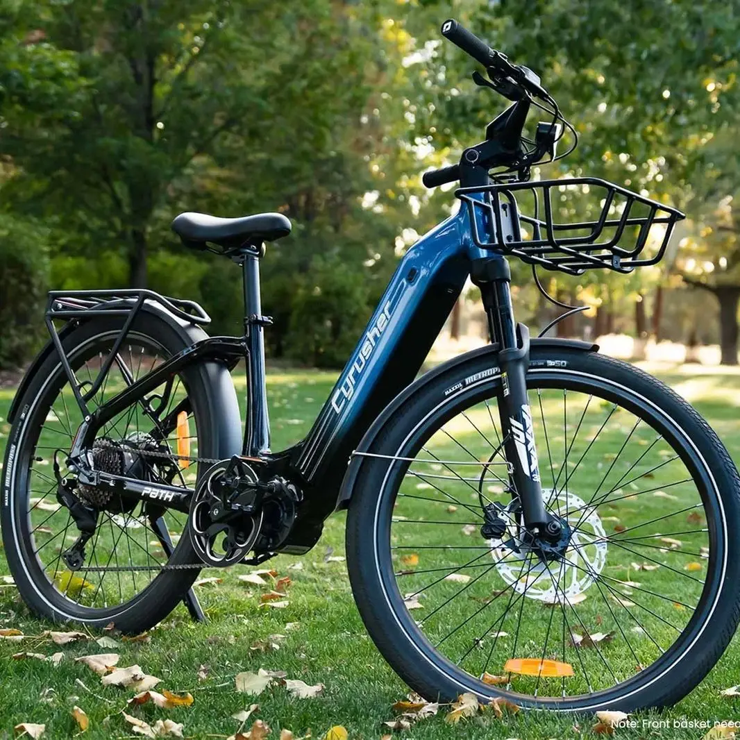 

Cyrusher Path City E-Bike 48V 15Ah 750W Electric Bikes Torque and Cadence Sensors Brushless Motor Electric Bicycle