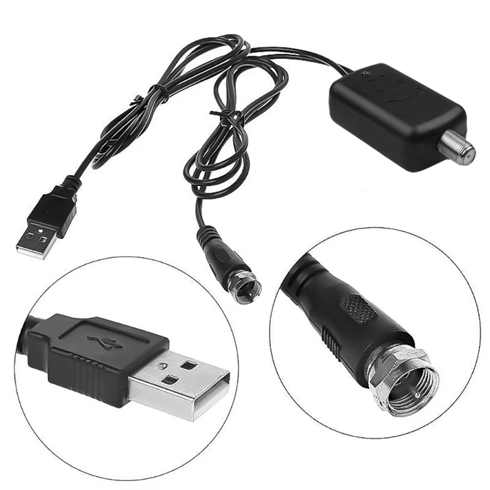 TV Antenna Amplifier Signal Booster 4K HD Digital Low Noise High Gain Receiver Enhance Signal Stability TV Antenna Accessories