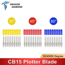 DRAGON DIAMOND 5 PCS 30/45/60 Degree For Graphtec CB15 Cutting Blades Vinyl Plotter Cutter