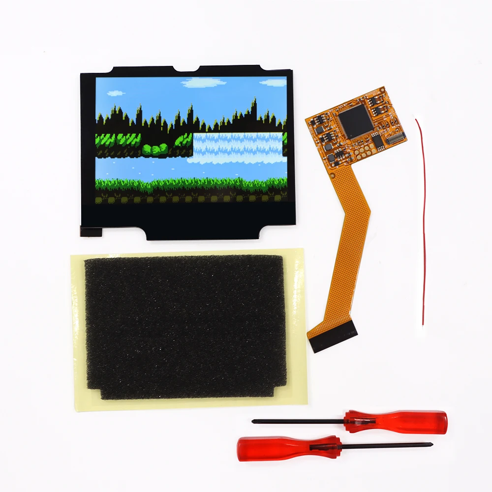 HISPEEDIDO 5 Levels Brightness For GBA SP IPS V2 High Brightness LCD Screen Kits For GameBoy Advance SP Console