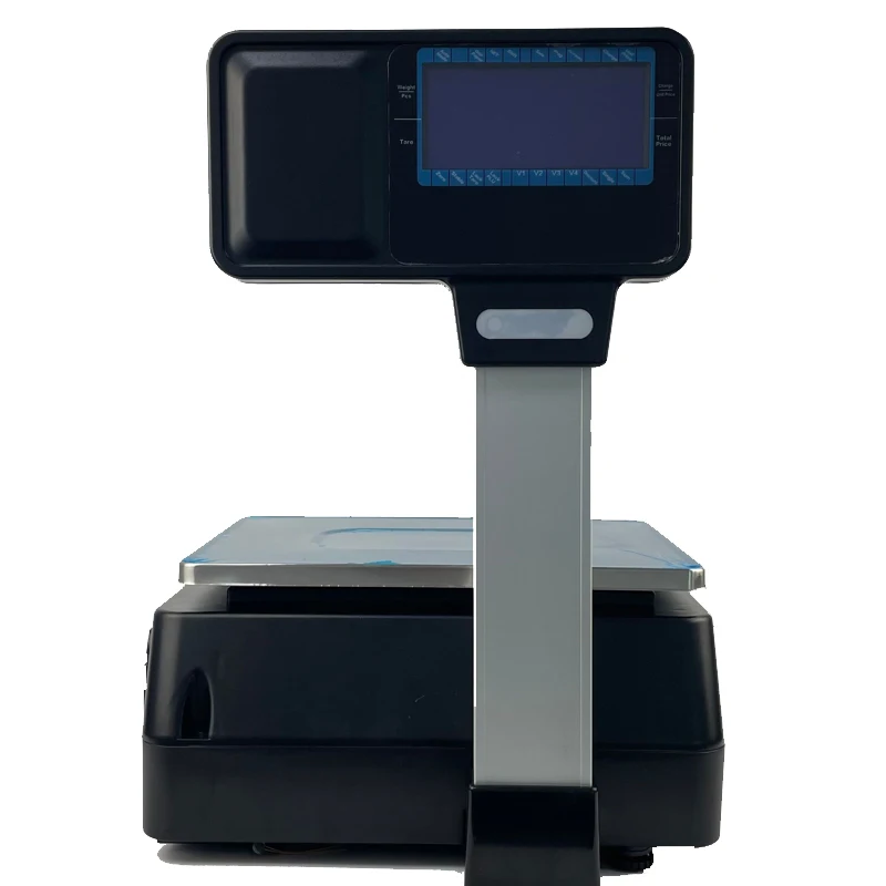 Electronic Scale Cashier Table Scale Label Barcode Receipt Dual Printing Cash register  for Catering Retail Store Supermarket