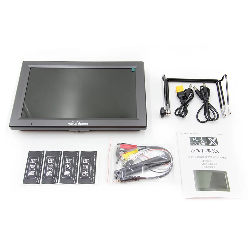 

Hawkeye Little Pilot Captain X 10,2-дюймовый IPS 1280x720 1000 люкс 5,8G Различный видеорегистратор FPV-монитор 3S-6S