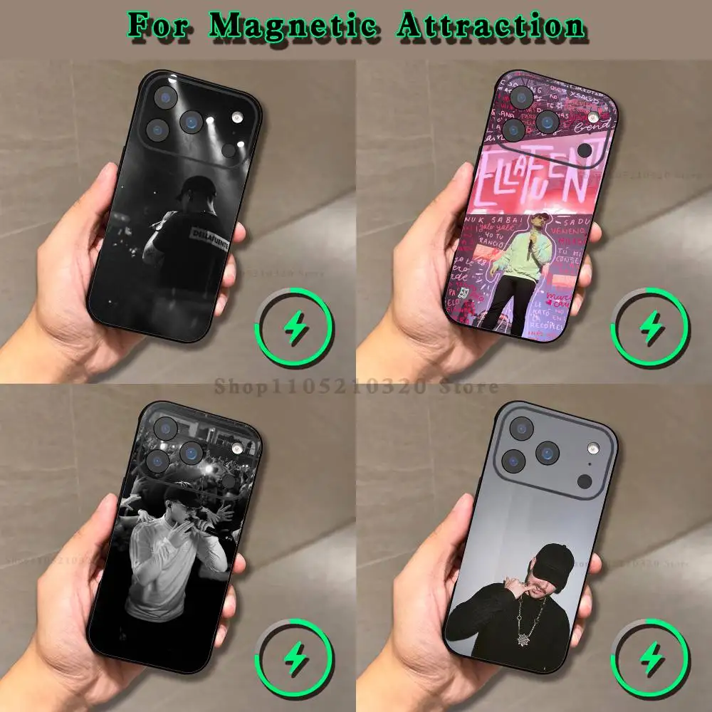 

Singer D-Dellafuente Phone Case For iPhone 17,16,15,14,13,12,11,Pro,Max,Plus,E,Air,Mini Magnetic Magsafe Frosted Clear