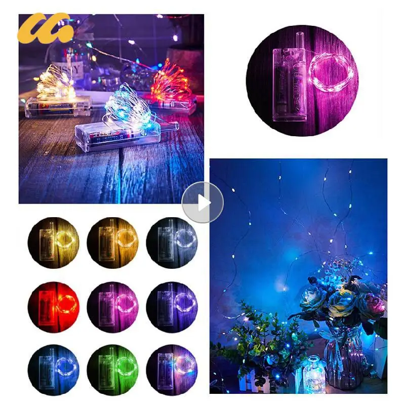 

30LEDs 3 metres Copper Wire LED String Fairy Lights Garland Christmas Tree Decor Navidad Wedding Party Gifts DIY with Battery